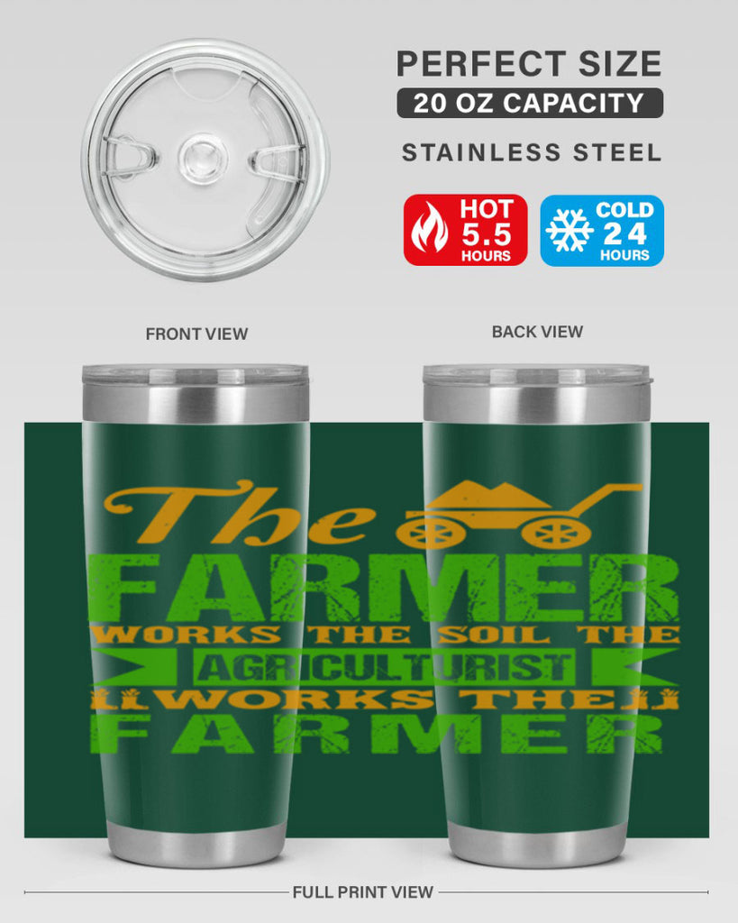 The farmers work the soil 33#- farming and gardening- Tumbler