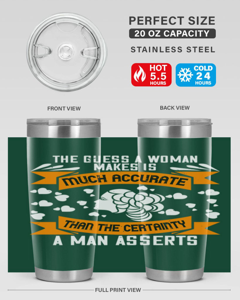 The guess a woman makes is much accurate Style 31#- womens day- Tumbler