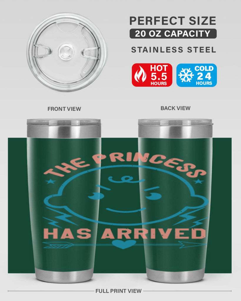 The princess has arrived Style 10#- baby shower- tumbler