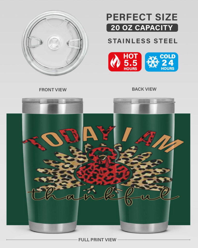 Today i am thankful 621#- fall- Tumbler