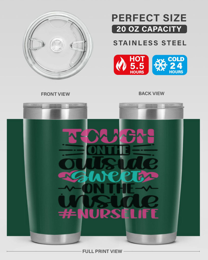 Tough On The Outside Style Style 15#- nurse- tumbler