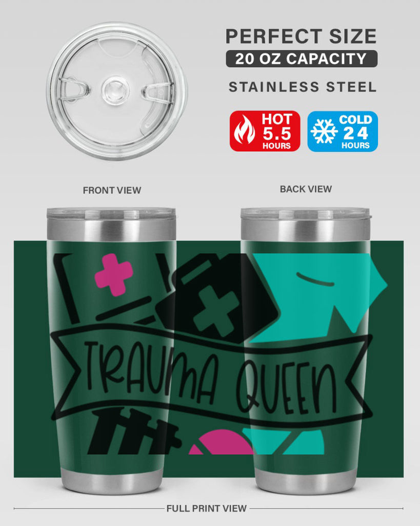 Trauma Queen Style Style 13#- nurse- tumbler