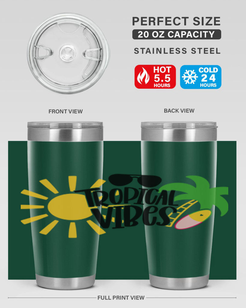 Tropical Vibes Style 9#- summer- Tumbler