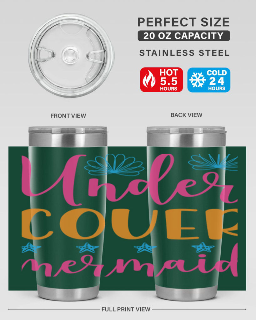 Under Cover Mermaid Design 653#- mermaid- Tumbler