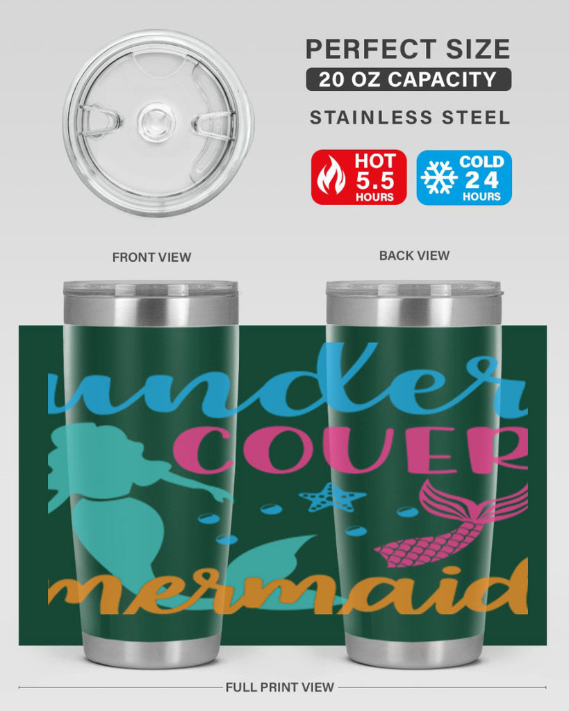 Under Cover Mermaid Design 654#- mermaid- Tumbler