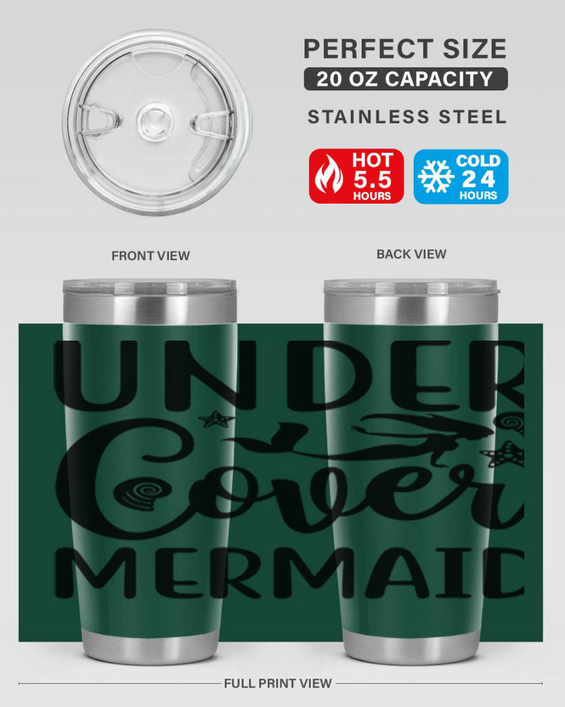 Under cover mermaid design 655#- mermaid- Tumbler