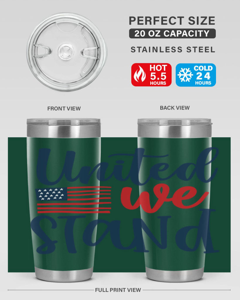 United we stand Style 9#- Fourt Of July- Tumbler