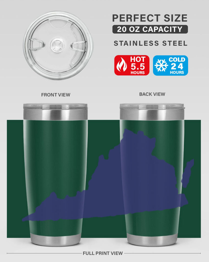Virginia 5#- stateflags- Tumbler