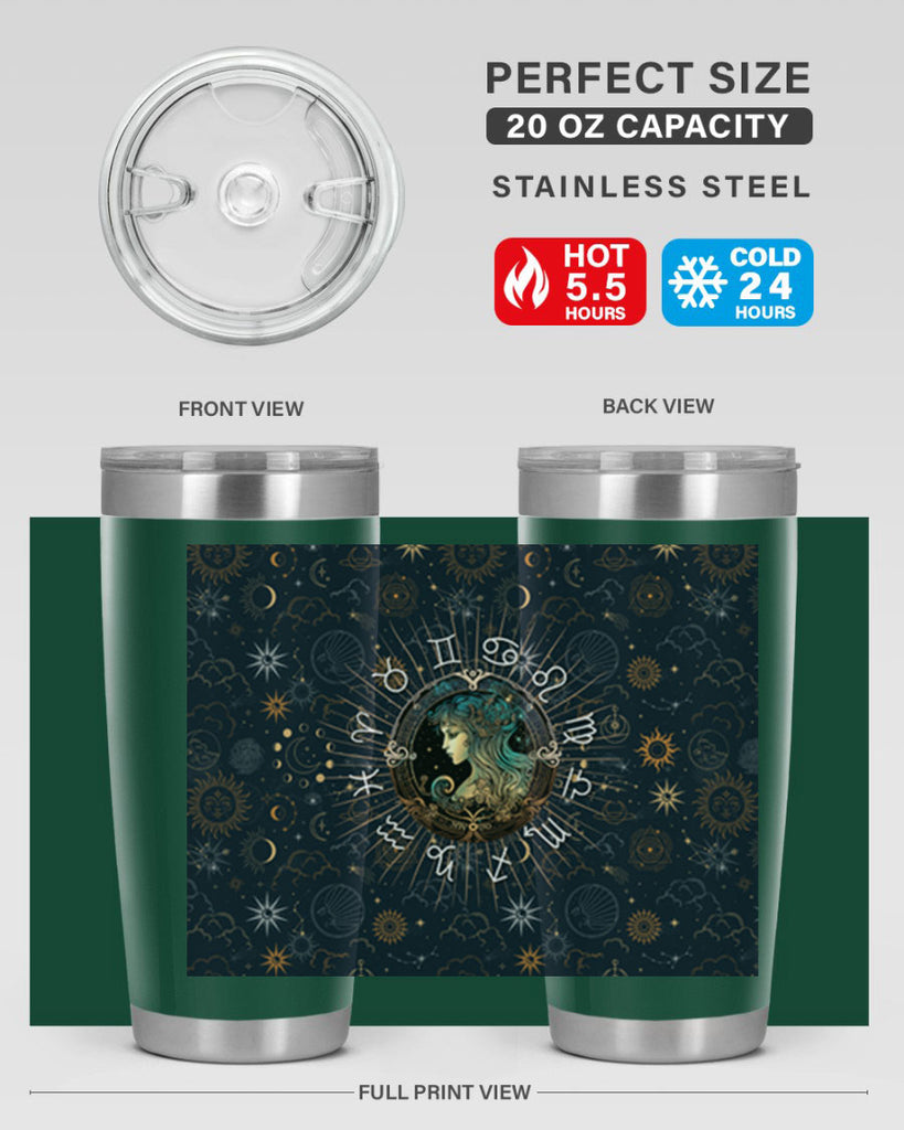 Virgo Straight 529#- zodiac- Tumbler