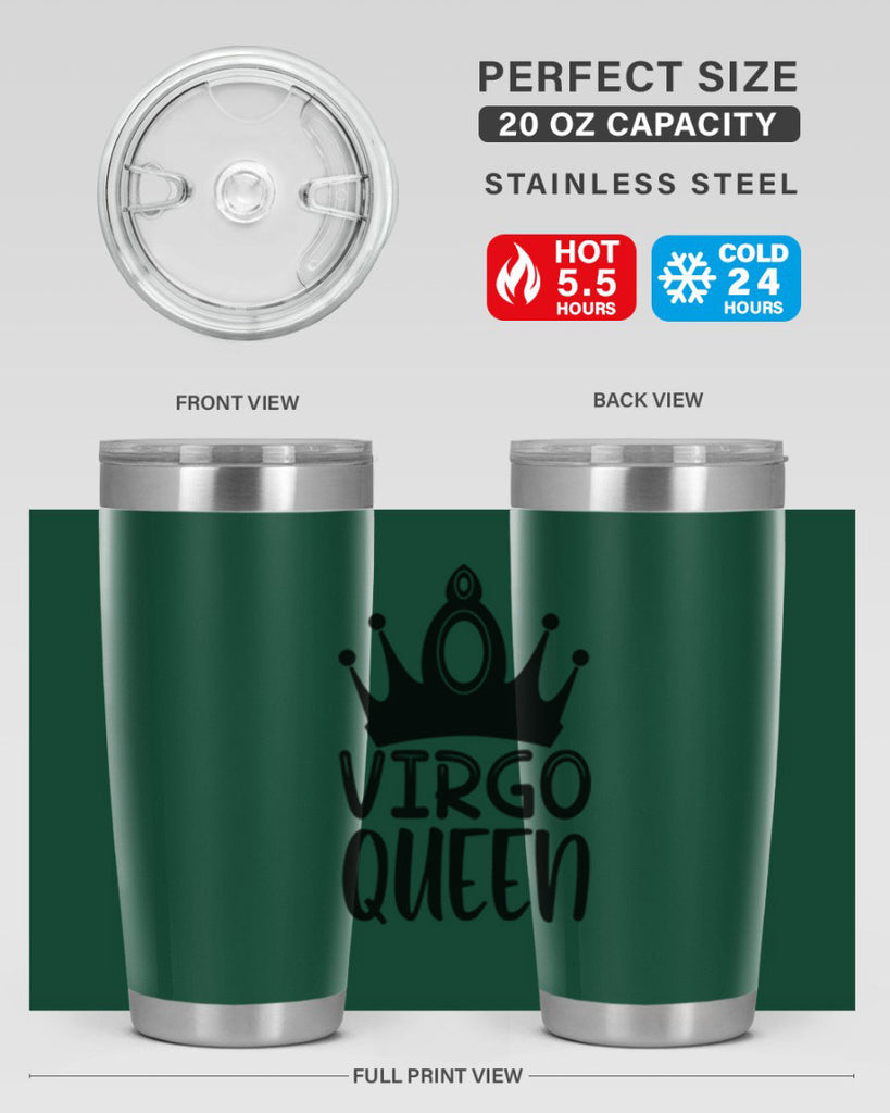 Virgo queen 539#- zodiac- Tumbler
