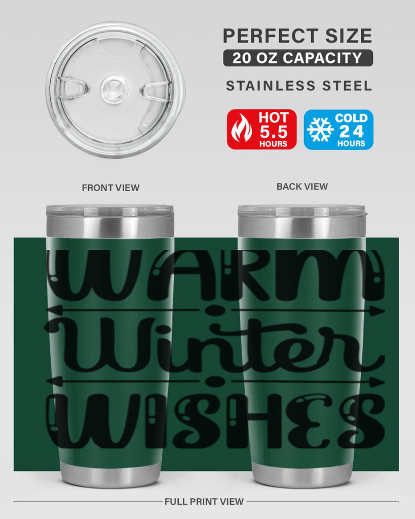 Warm Winter Wishes 463#- winter- Tumbler