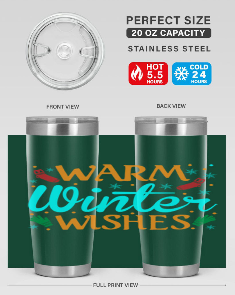 Warm Winter Wishes 465#- winter- Tumbler