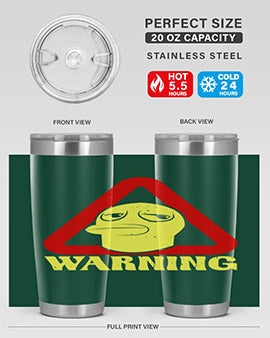 Warning Style 12#- duck- Tumbler