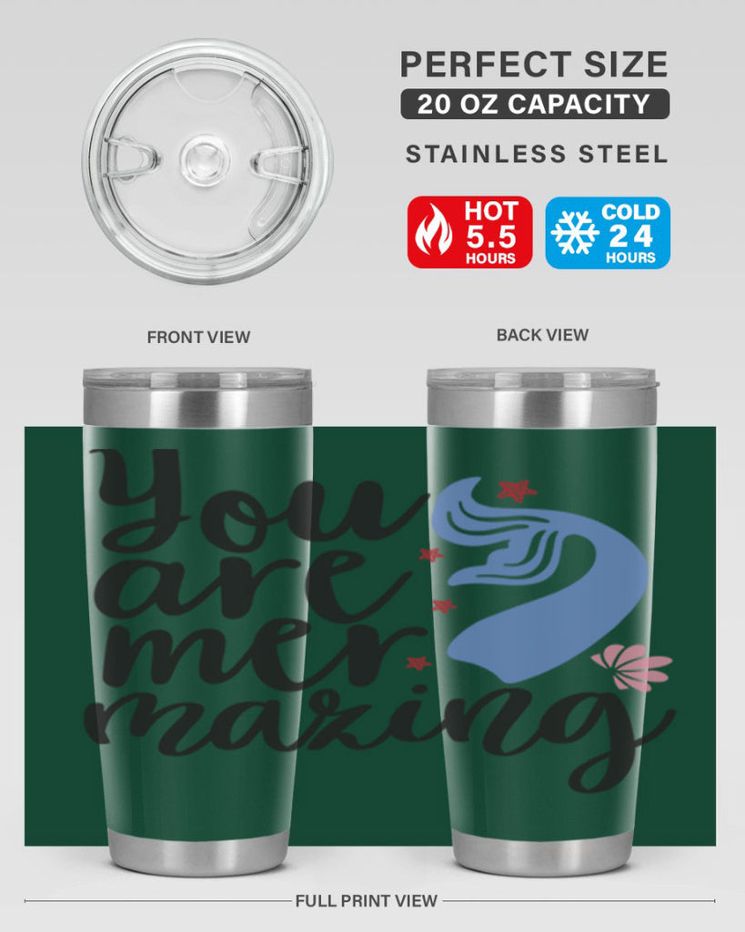 You are mermazing 681#- mermaid- Tumbler