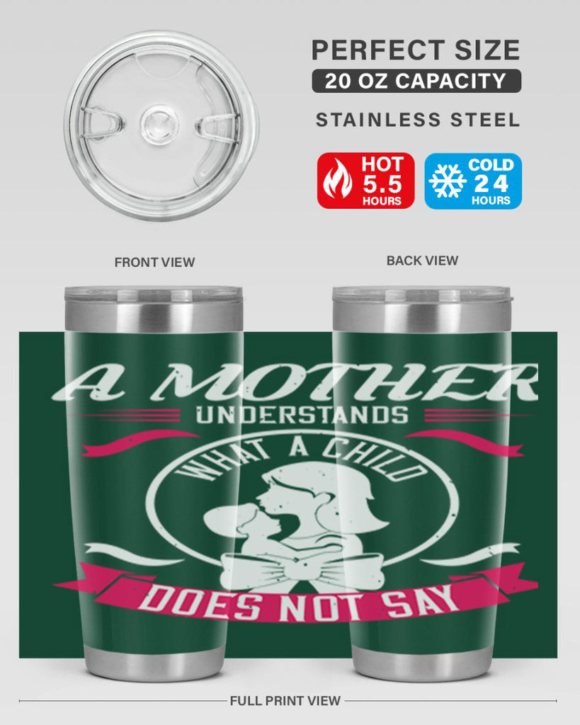 a mother understands 8#- mothers day- Tumbler