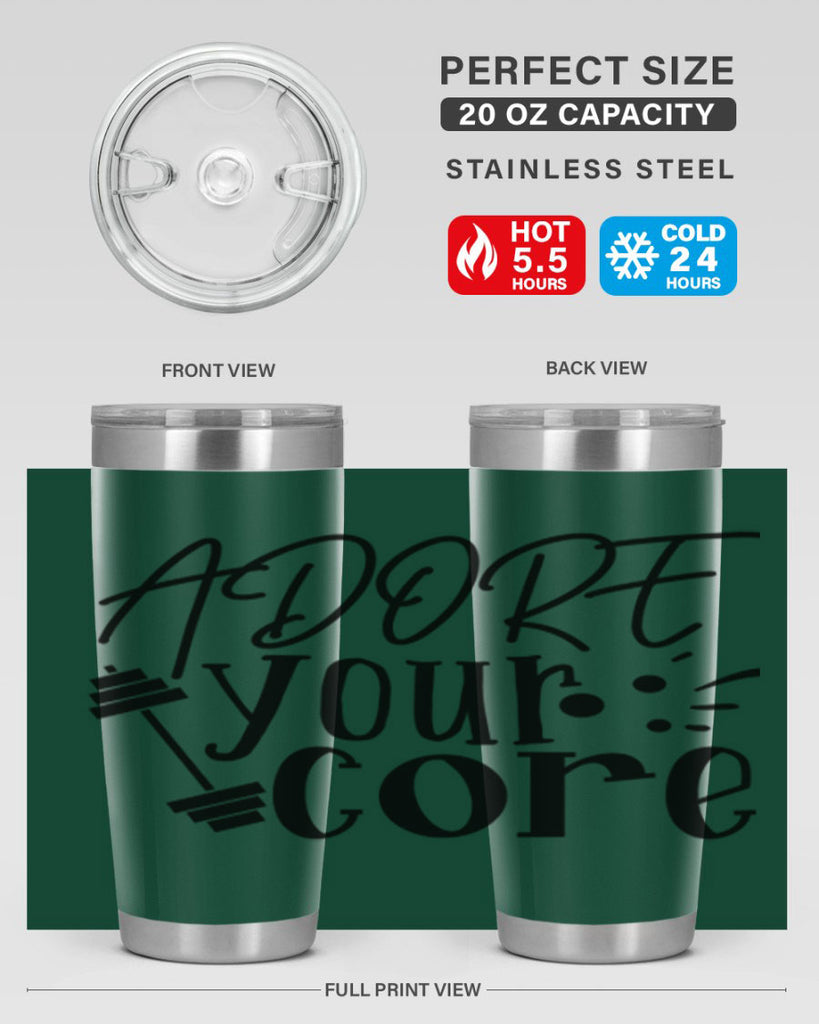 adore your core Style 111#- summer- Tumbler