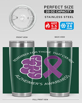 alzheimers awareness style 40#- alzheimers- Tumbler