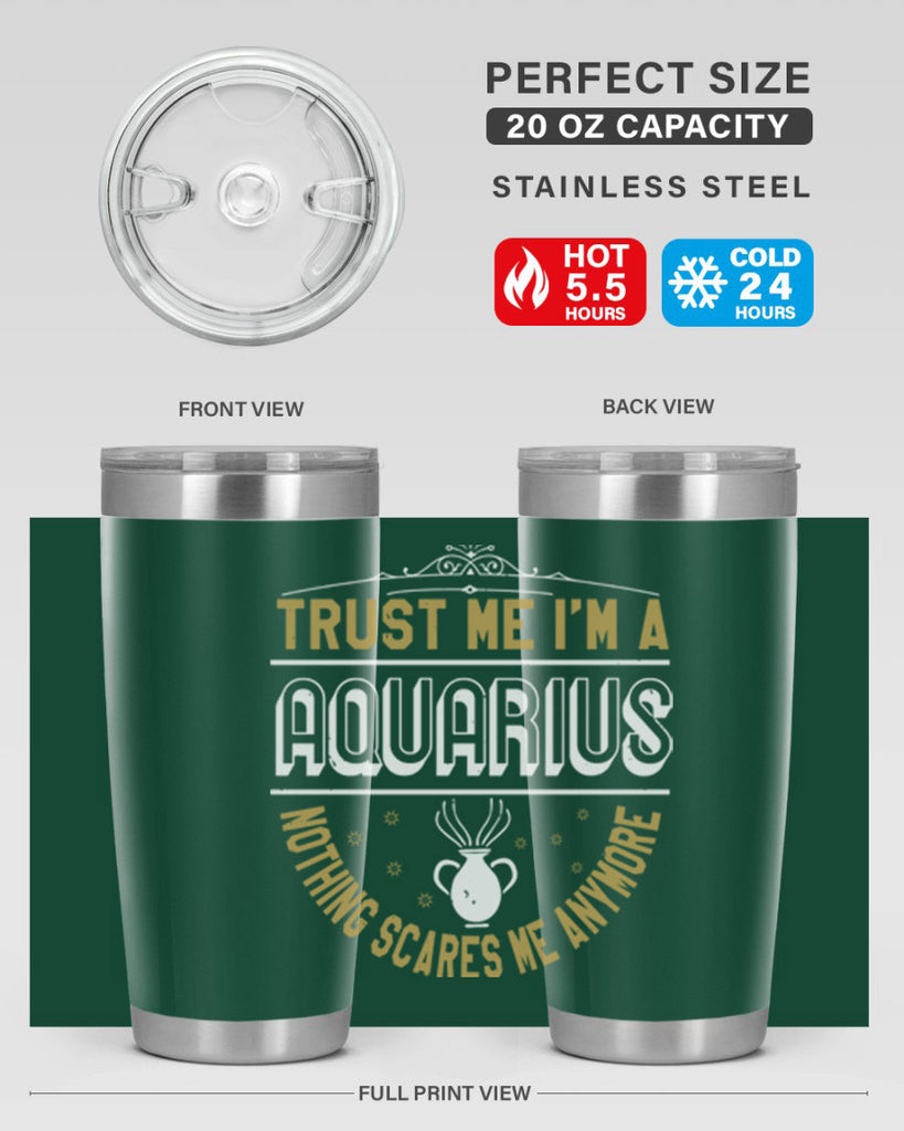 aquarius 87#- zodiac- Tumbler