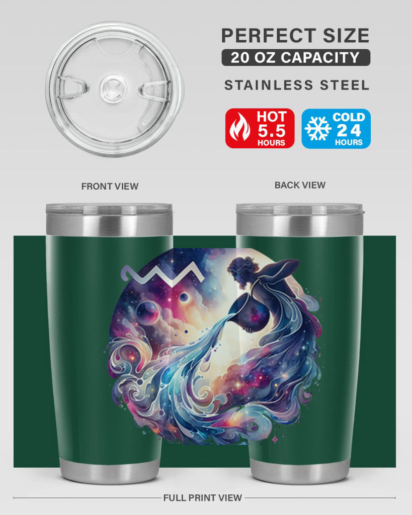 aquarius 89#- zodiac- Tumbler