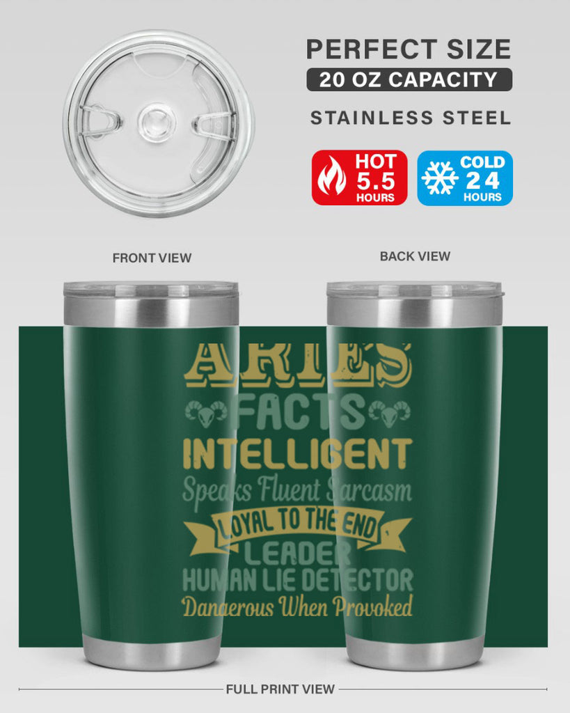 aries 123#- zodiac- Tumbler
