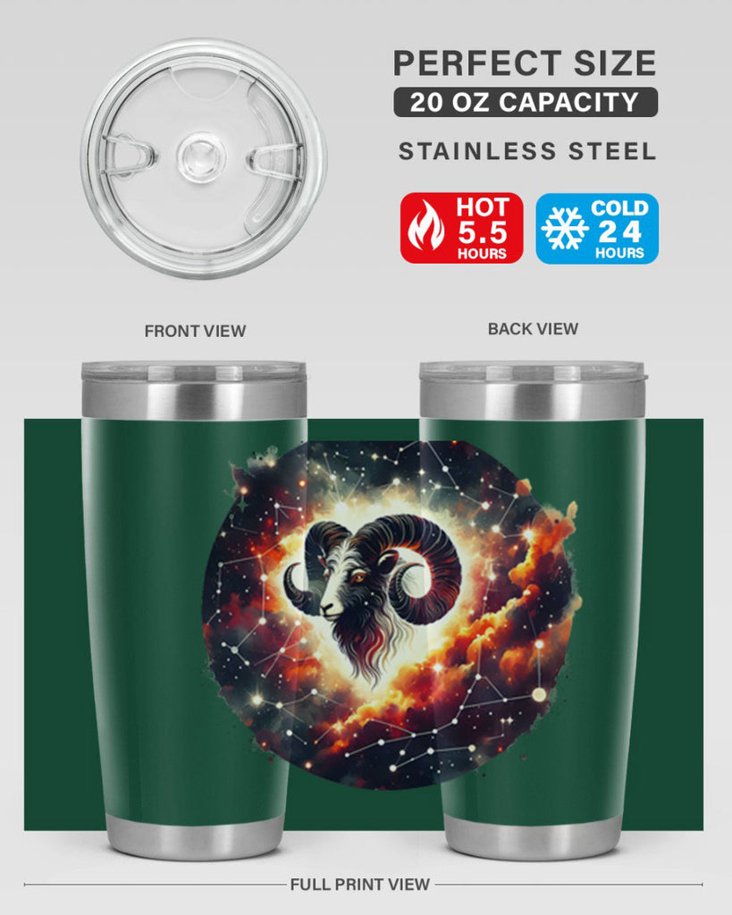 aries 126#- zodiac- Tumbler