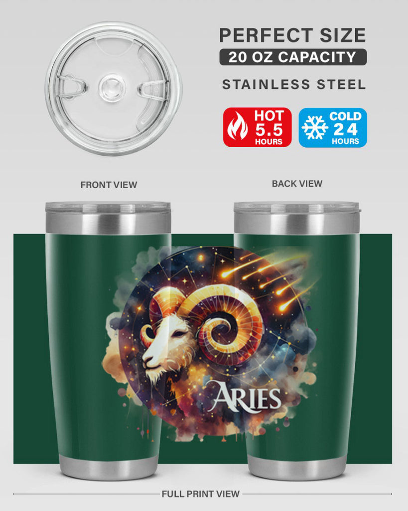 aries 127#- zodiac- Tumbler