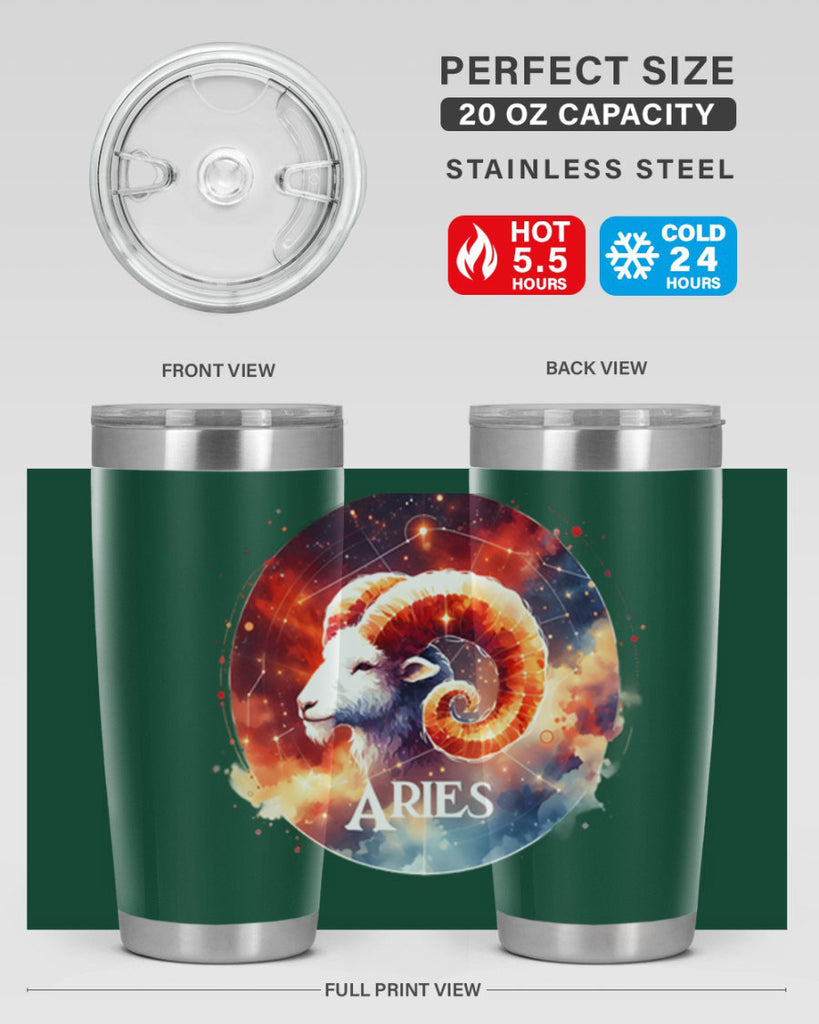 aries 128#- zodiac- Tumbler