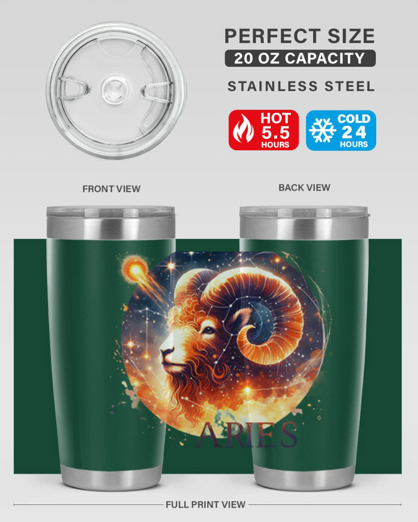 aries 130#- zodiac- Tumbler