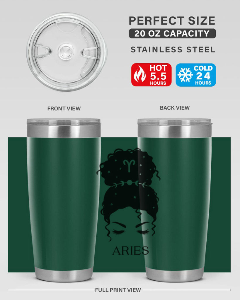 aries 132#- zodiac- Tumbler