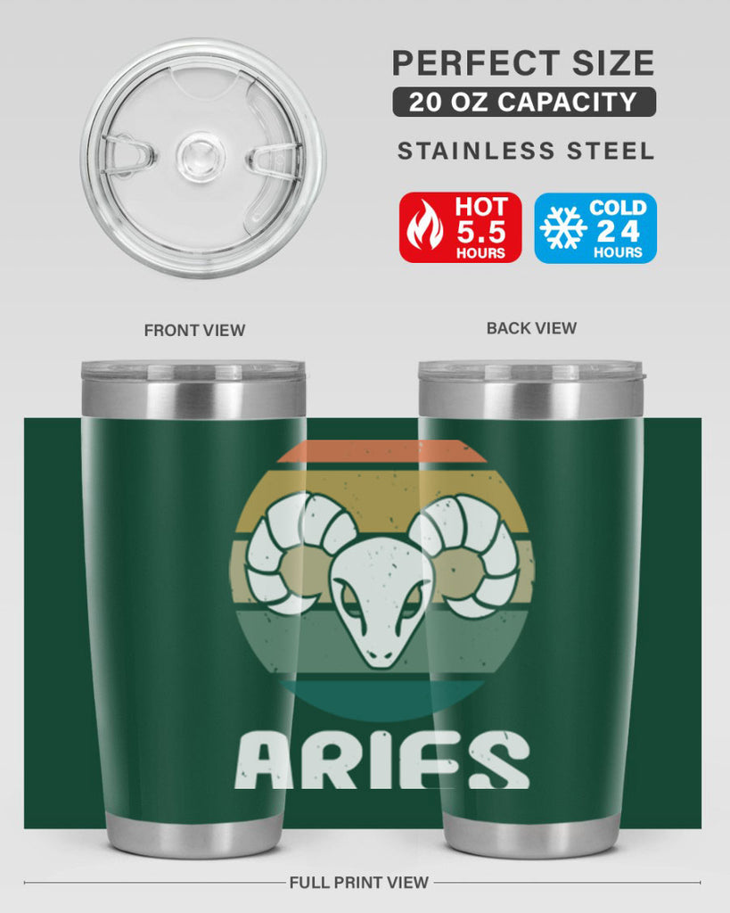 aries 134#- zodiac- Tumbler