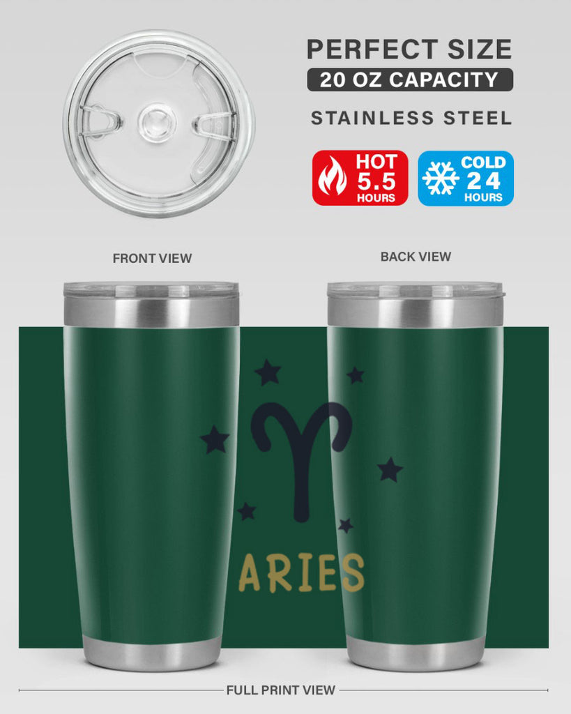 aries 135#- zodiac- Tumbler