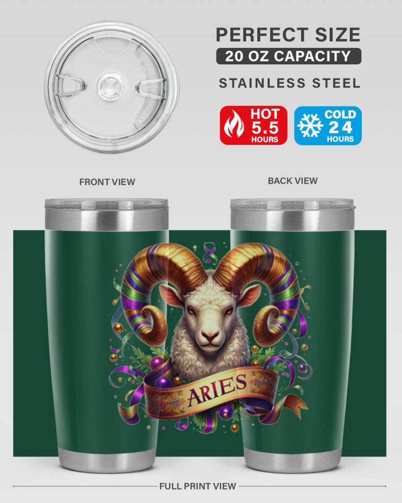 aries 136#- zodiac- Tumbler