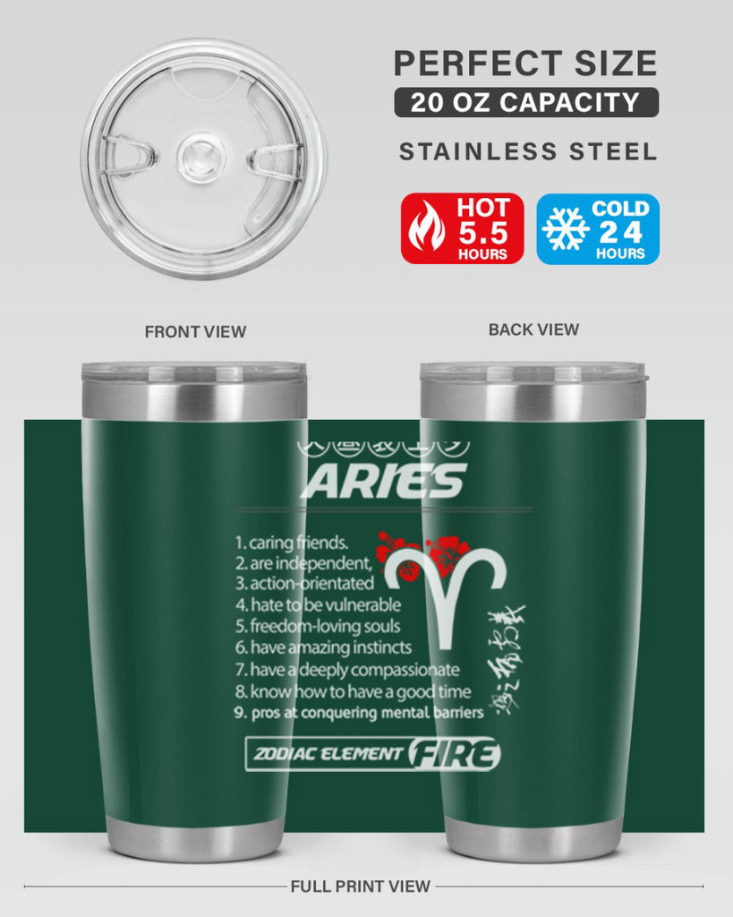 aries 137#- zodiac- Tumbler