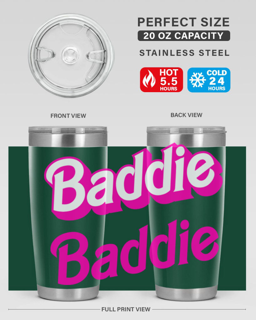 baddie 271#- black words phrases- Cotton Tank