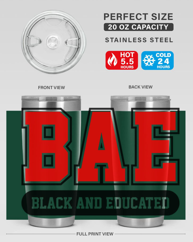 bae black and educated 266#- black words phrases- Cotton Tank