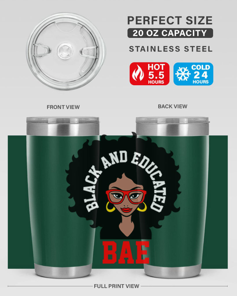 bae black and educated 267#- black words phrases- Cotton Tank