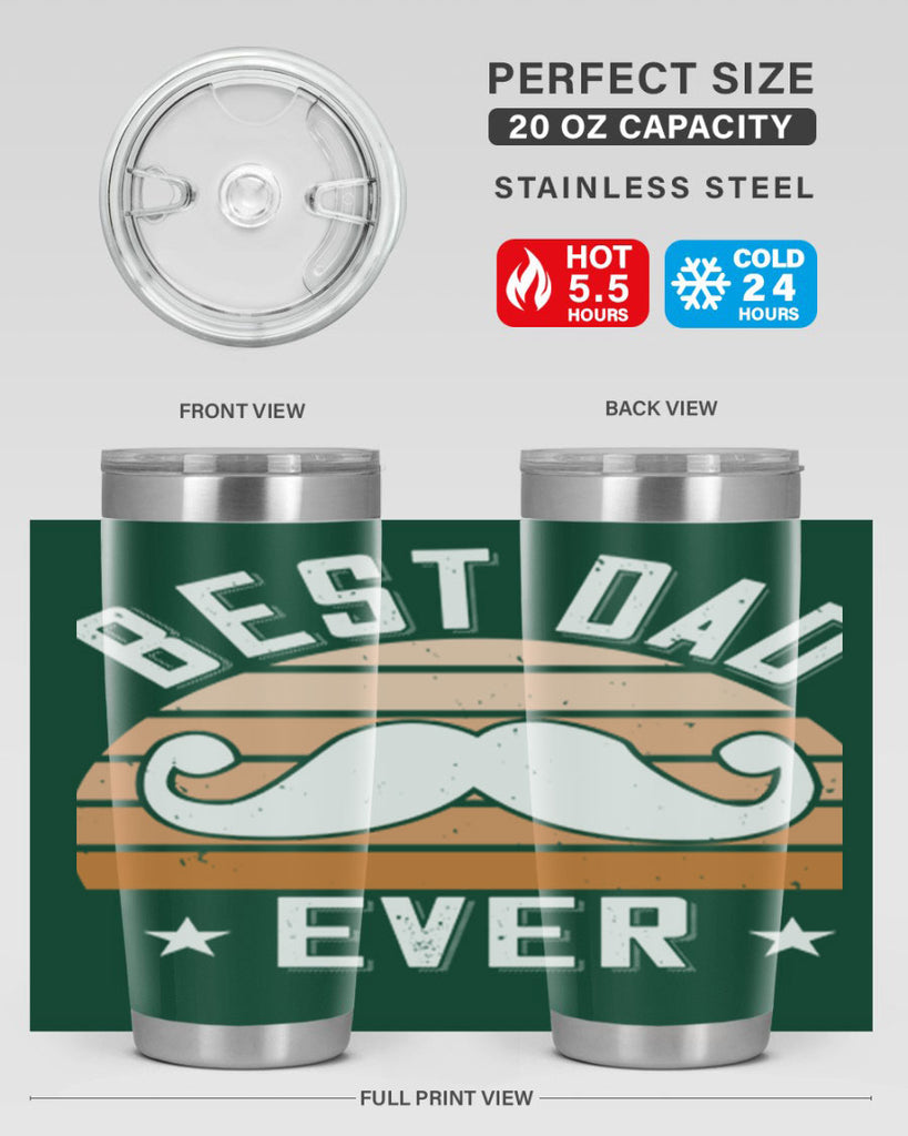 best dad ever 124#- fathers day- Tumbler