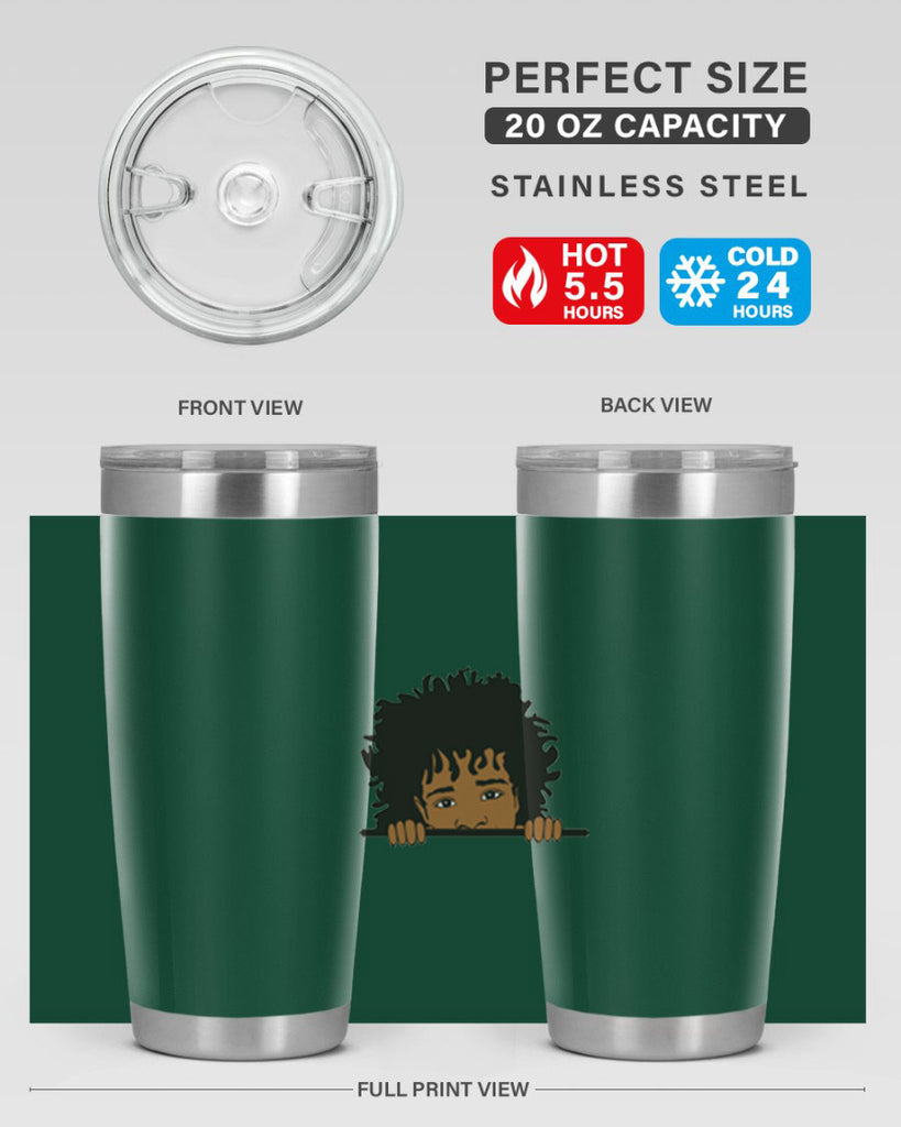 black boy 4#- black men - boys- tumbler
