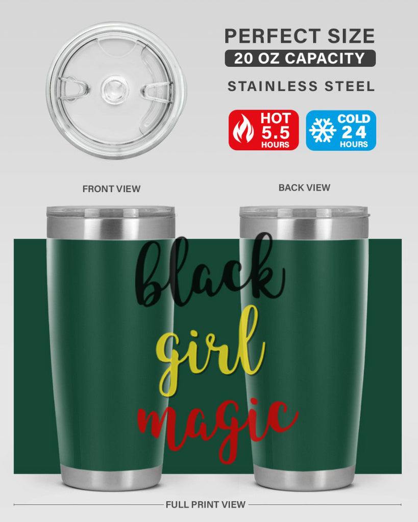 black girl magic color 246#- black words phrases- Cotton Tank