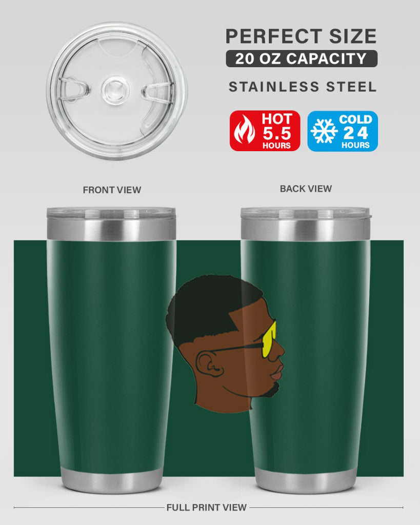 black man 27#- black men - boys- tumbler