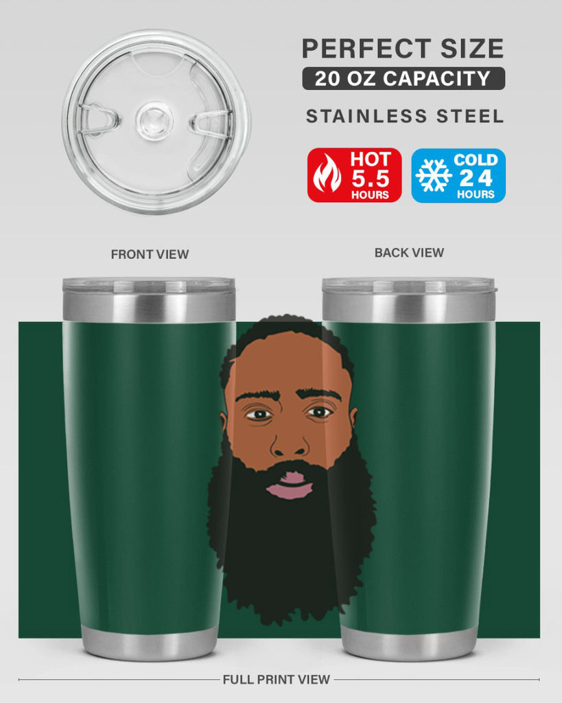 black man style 2#- black men - boys- tumbler
