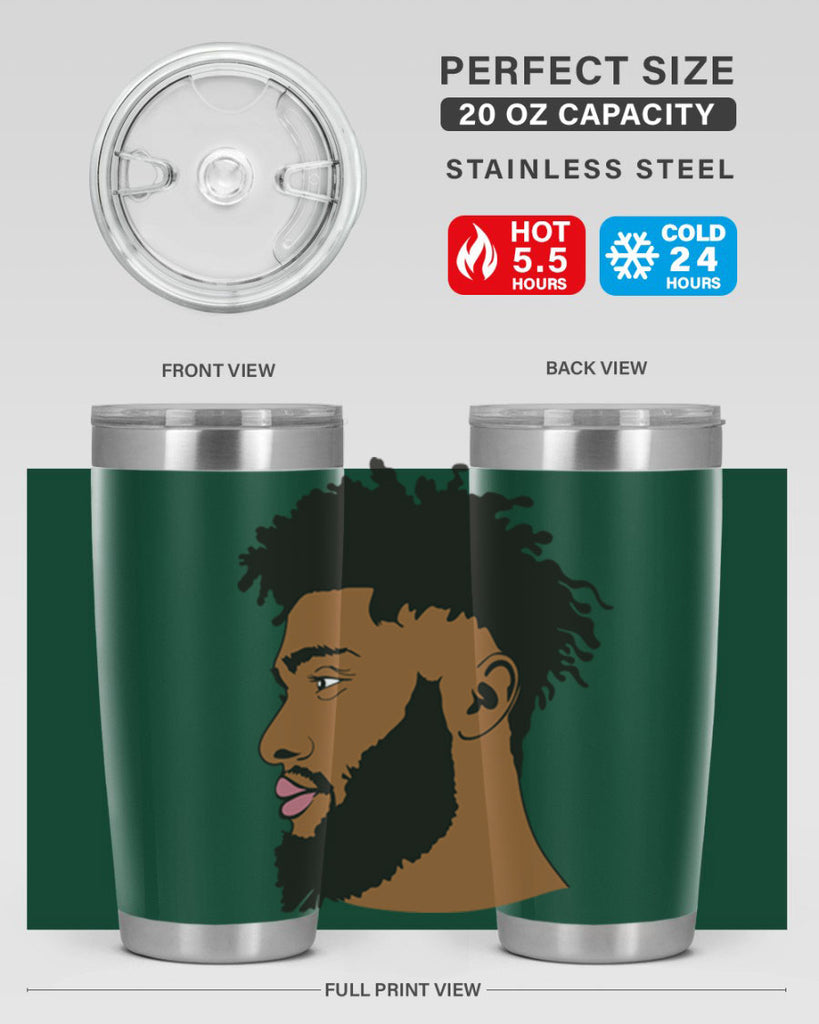 black man style 3#- black men - boys- tumbler
