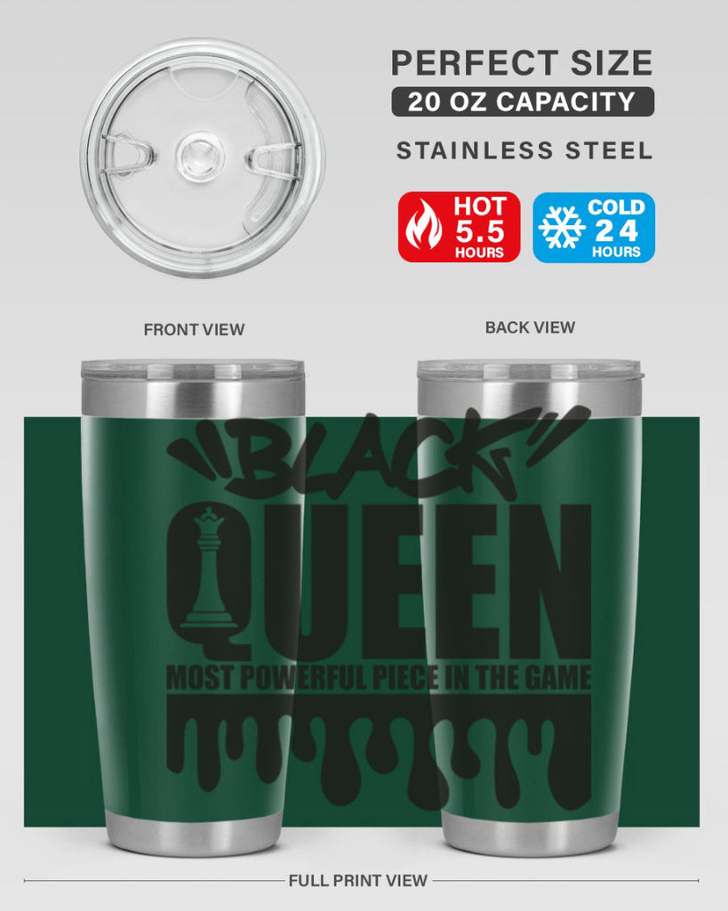 black queen 213#- black words phrases- Cotton Tank