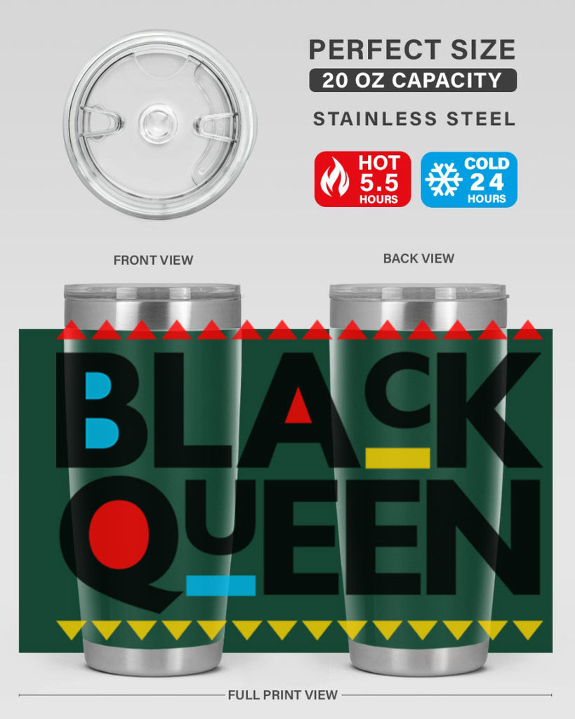 black queen 222#- black words phrases- Cotton Tank