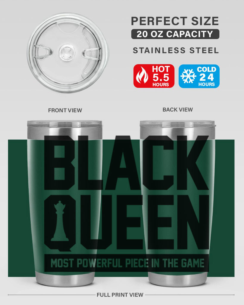 black queenchess 194#- black words phrases- Cotton Tank