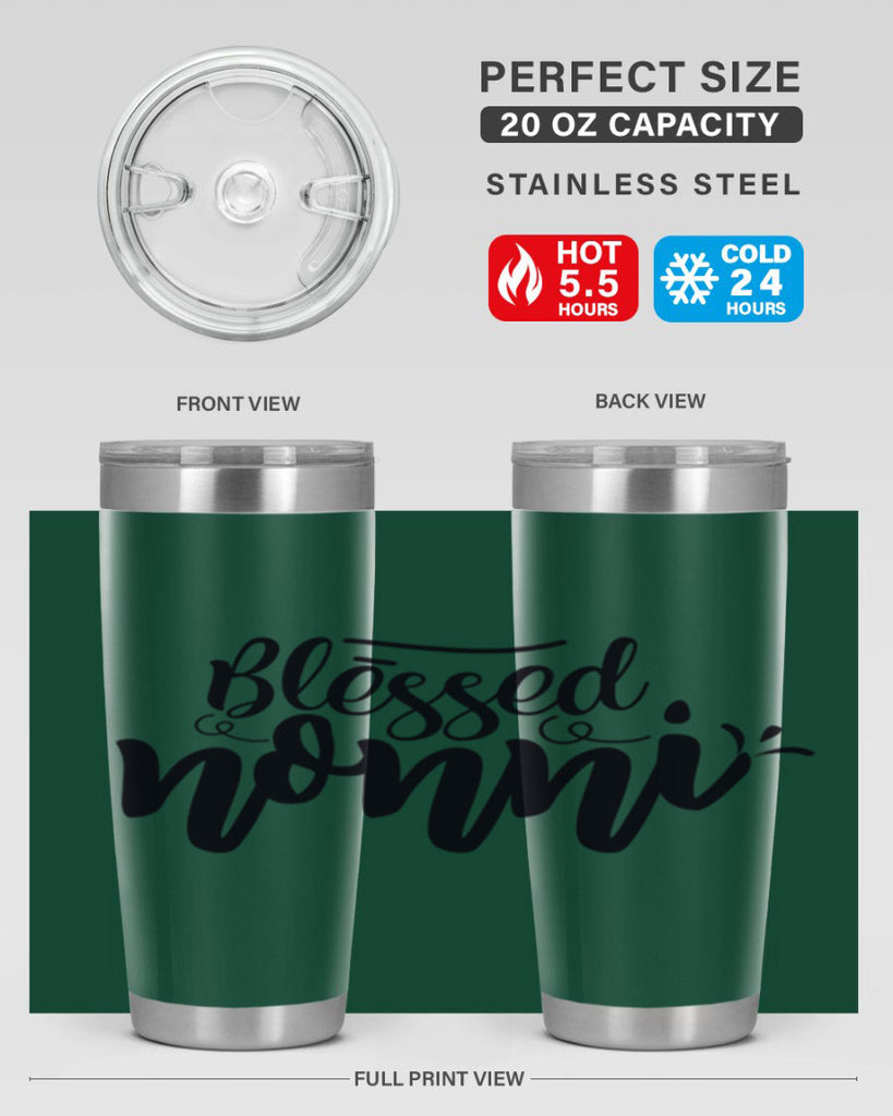 blessed nonni 57#- grandma - nana- Tumbler