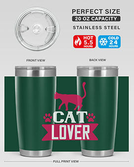 cat lover Style 32#- cat- Tumbler