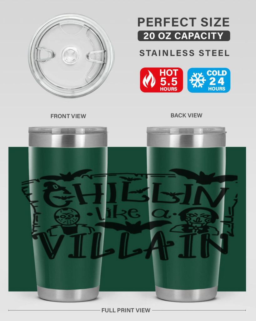 chillin like a villain 82#- halloween- Tumbler