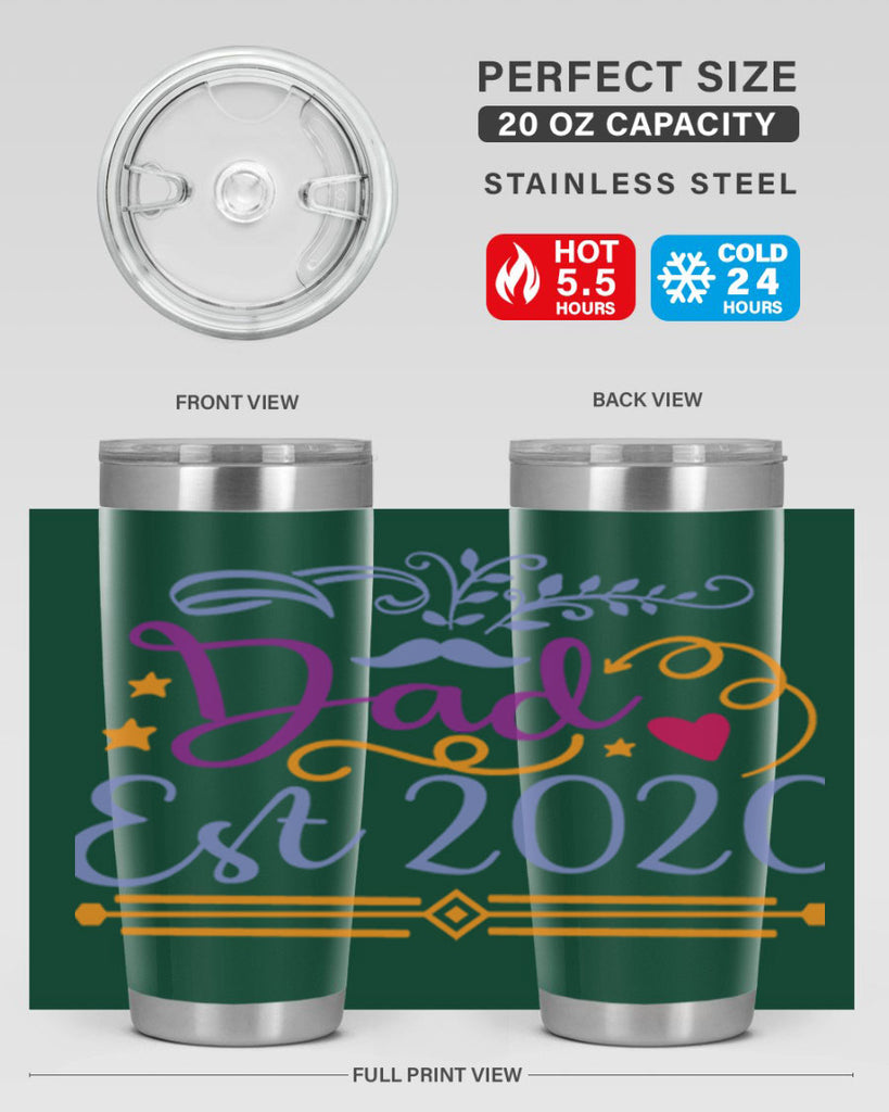 dad est 97#- fathers day- Tumbler