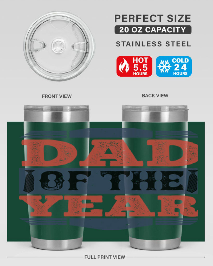 dad of the year 266#- fathers day- Tumbler